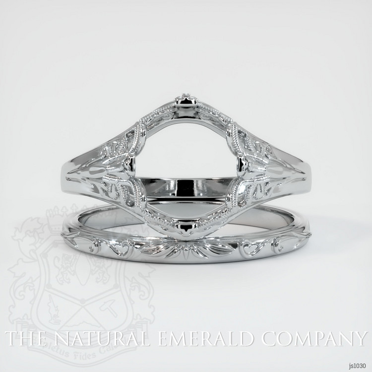 Platinum 950 Antique Style Ring Setting