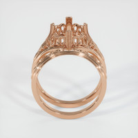 18K Rose Gold Antique Style Ring Setting Image