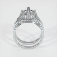 10K White Gold Antique Style Ring Setting Image