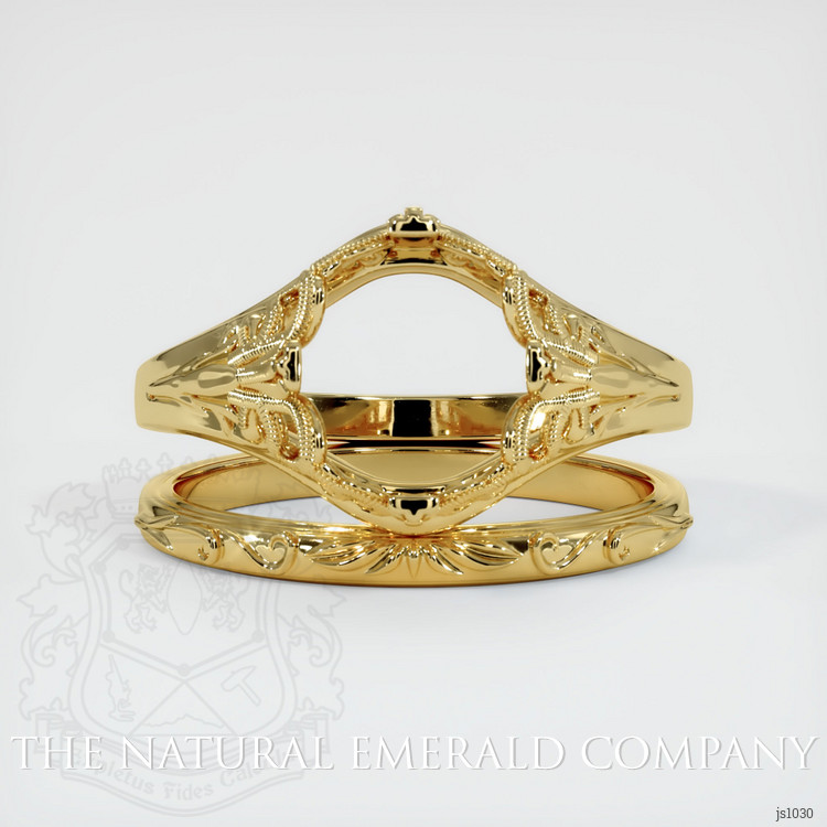 18K Yellow Gold Antique Style Ring Setting