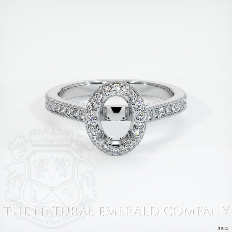 Platinum 950 Pave Ring Setting