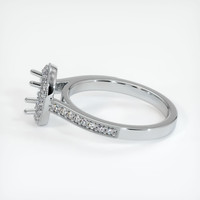 10K White Gold Pave Ring Setting Image