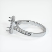 10K White Gold Pave Ring Setting Image
