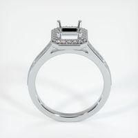 14K White Gold Pave Ring Setting Image
