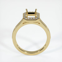 10K Yellow Gold Pave Ring Setting Image