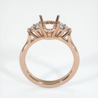 18K Rose Gold Accent Stones Ring Setting Image