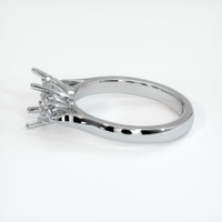 10K White Gold Accent Stones Ring Setting Image
