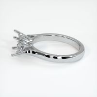 14K White Gold Accent Stones Ring Setting Image