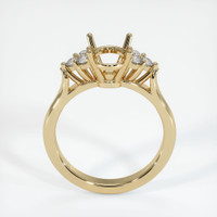 10K Yellow Gold Accent Stones Ring Setting Image