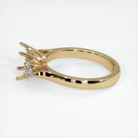 14K Yellow Gold Accent Stones Ring Setting Image