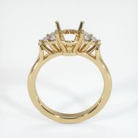 14K Yellow Gold Accent Stones Ring Setting Image