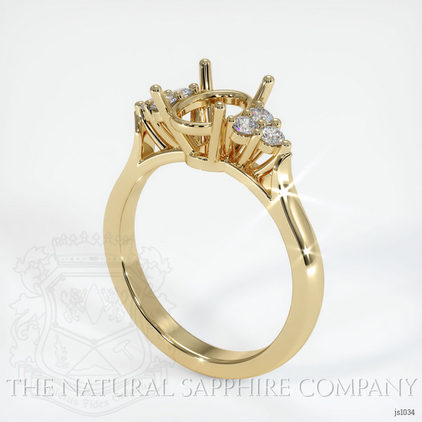  Emerald Ring 0.58 Ct. 18K Yellow Gold