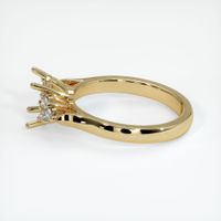 18K Yellow Gold Accent Stones Ring Setting Image