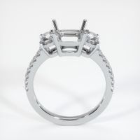 Platinum 950 Three Stone Ring Setting Image