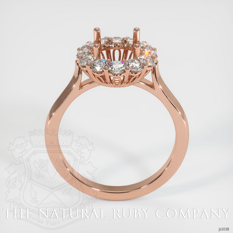14K Rose Gold Antique Style Ring Setting