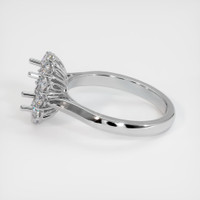 18K White Gold Antique Style Ring Setting Image