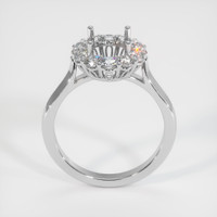18K White Gold Antique Style Ring Setting Image