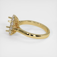 10K Yellow Gold Antique Style Ring Setting Image
