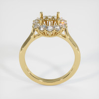 10K Yellow Gold Antique Style Ring Setting Image