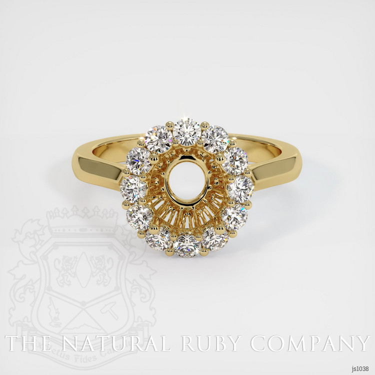 14K Yellow Gold Antique Style Ring Setting