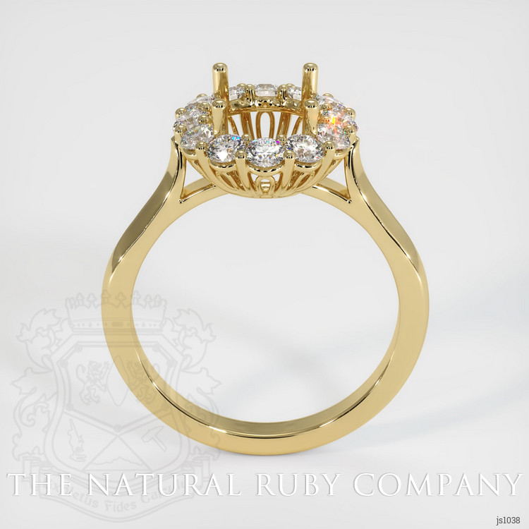 14K Yellow Gold Antique Style Ring Setting