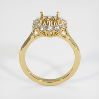18K Yellow Gold Antique Style Ring Setting Image