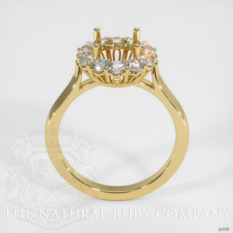 18K Yellow Gold Antique Style Ring Setting