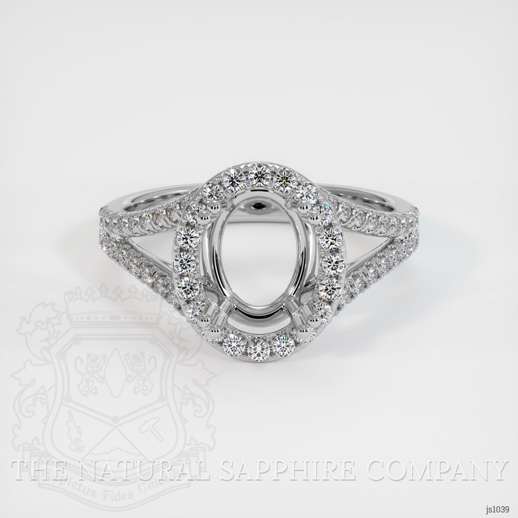 Silver Pave Ring Setting