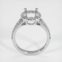 18K White Gold Pave Ring Setting Image