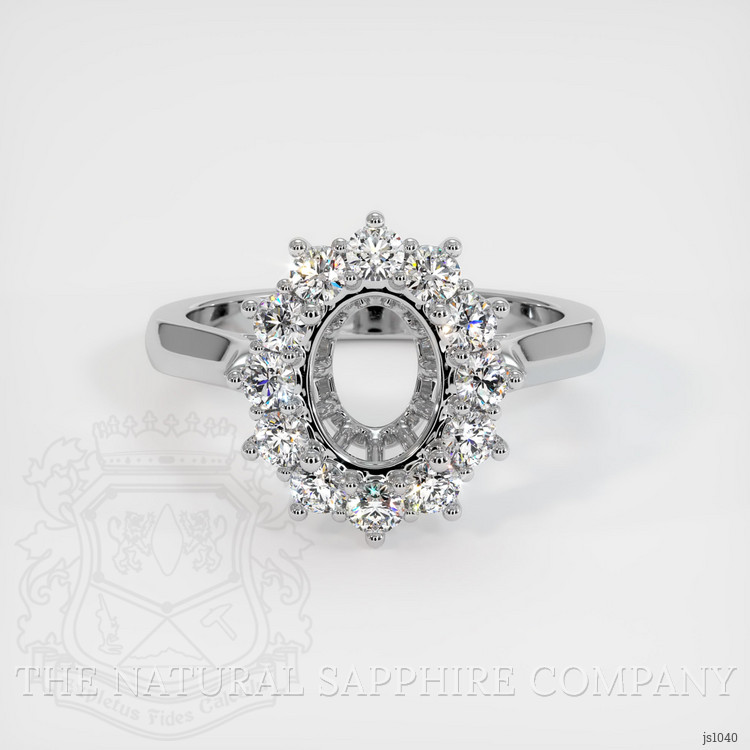 Platinum 950 Antique Style Ring Setting