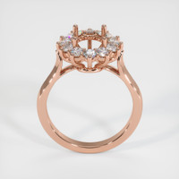 14K Rose Gold Antique Style Ring Setting Image