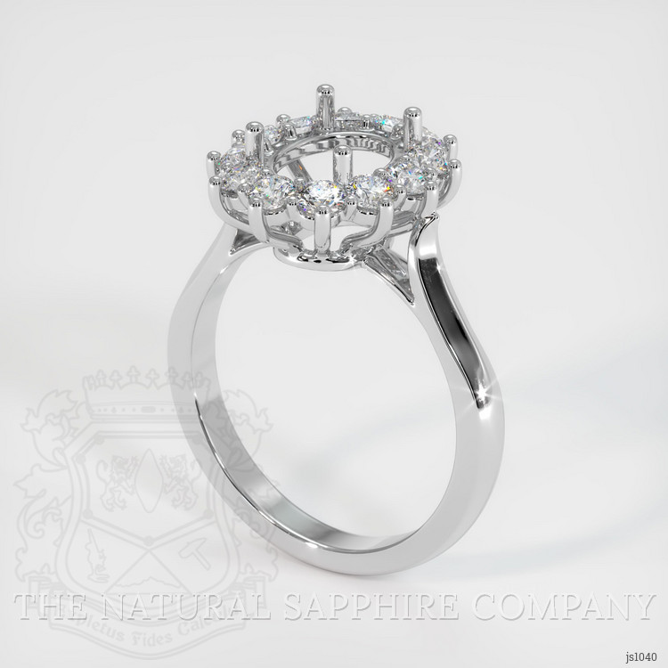 Silver Antique Style Ring Setting