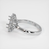 18K White Gold Antique Style Ring Setting Image