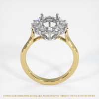 18K White & Yellow Antique Style Ring Setting Image