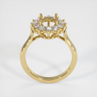 10K Yellow Gold Antique Style Ring Setting Image
