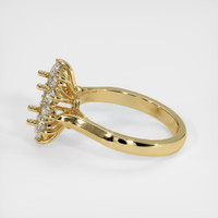 14K Yellow Gold Antique Style Ring Setting Image
