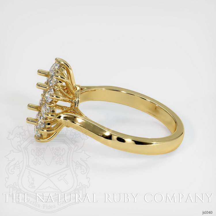 18K Yellow Gold Antique Style Ring Setting