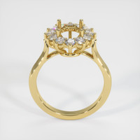 18K Yellow Gold Antique Style Ring Setting Image
