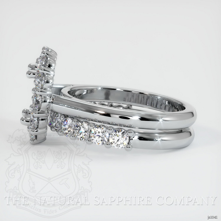 14K White Gold Halo Ring Setting