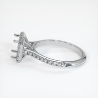 10K White Gold Pave Ring Setting Image