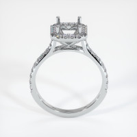 10K White Gold Pave Ring Setting Image