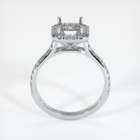 18K White Gold Pave Ring Setting Image