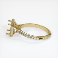 10K Yellow Gold Pave Ring Setting Image
