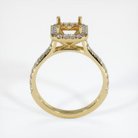 10K Yellow Gold Pave Ring Setting Image