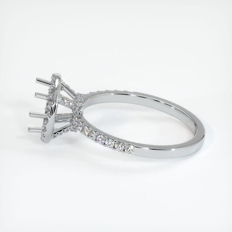 Platinum 950 Pave Ring Setting