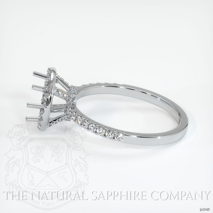 Platinum 950 Pave Ring Setting