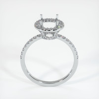 Silver Pave Ring Setting Image