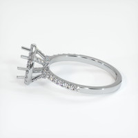 10K White Gold Pave Ring Setting Image