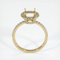 10K Yellow Gold Pave Ring Setting Image