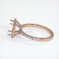 14K Rose Gold Pave Ring Setting Image